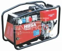 Сварочный генератор Mosa TS 200 DES/CF Открытая на раме Yanmar L 100 AE trustenergo.ru