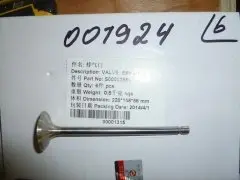 Клапан выпускной TDS 155 6LTE/Exhaust valve