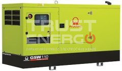 Дизельный генератор Pramac GSW 110 I В кожухе с АВР